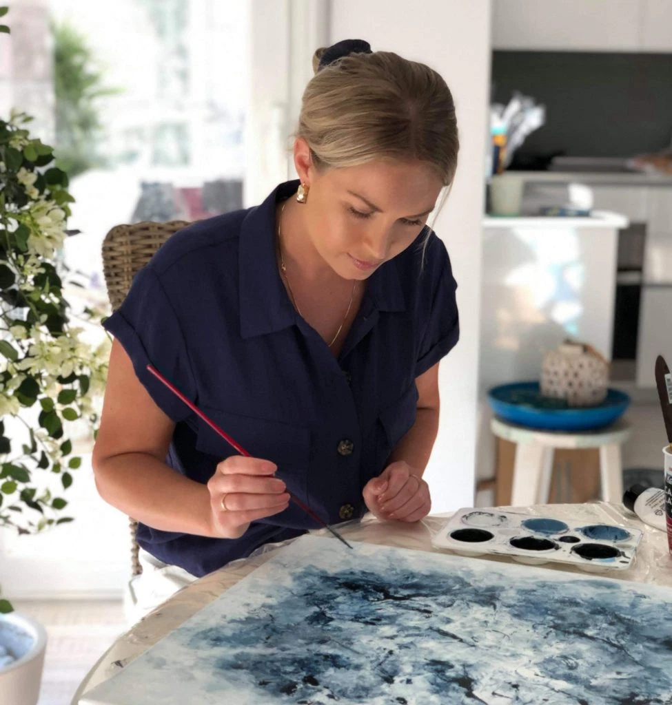 Ida Jacobsen som maler